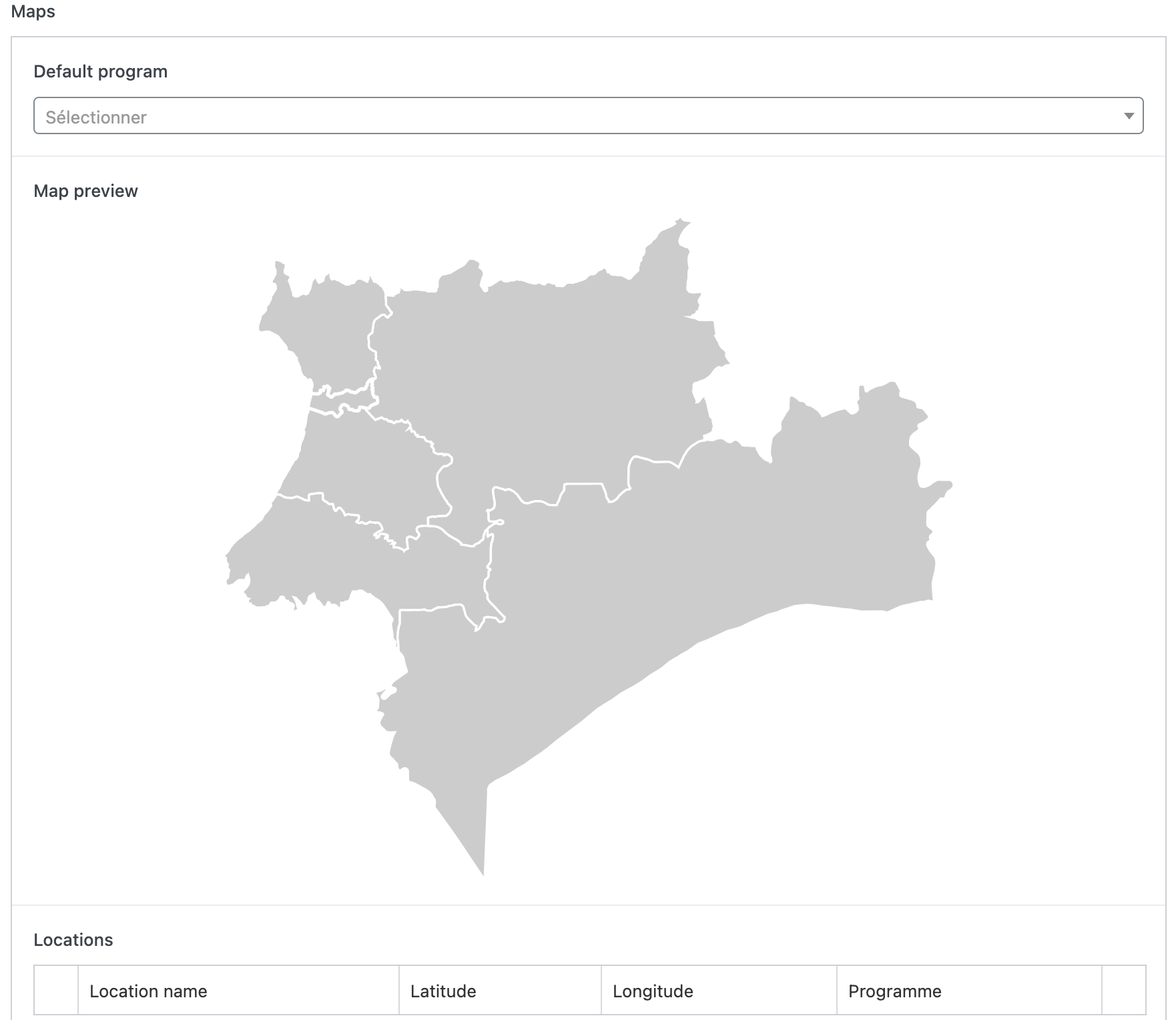 Carte Interactive